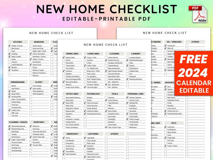 The Ultimate Checklist for Moving Into a New Home